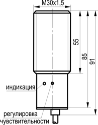 Габариты CSB A81A5-43P-10-LZ